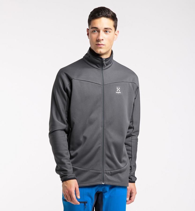 Haglöfs Mens Frost Mid Layer Black New Zealand 76543XIPW